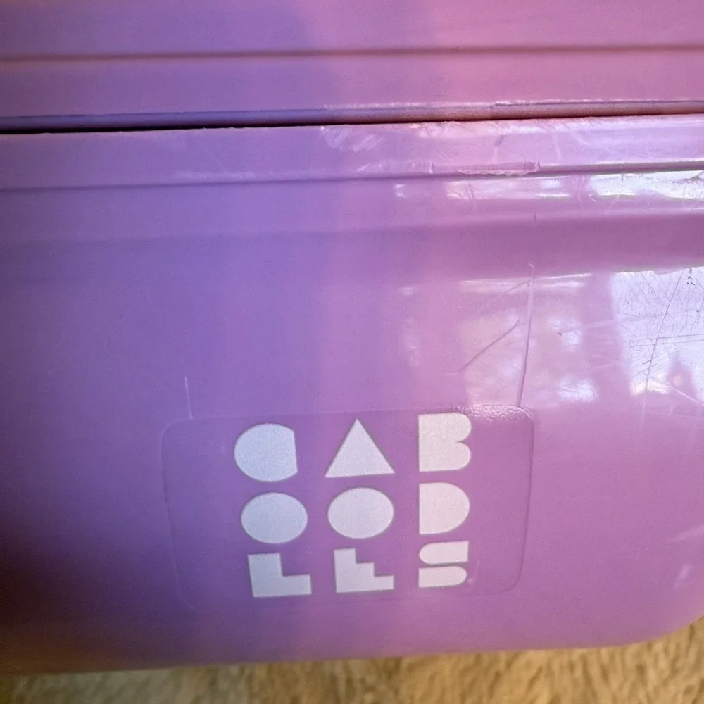 Caboodles Lavender/Light Purple Makeup Carrying Case/Box Vintage
